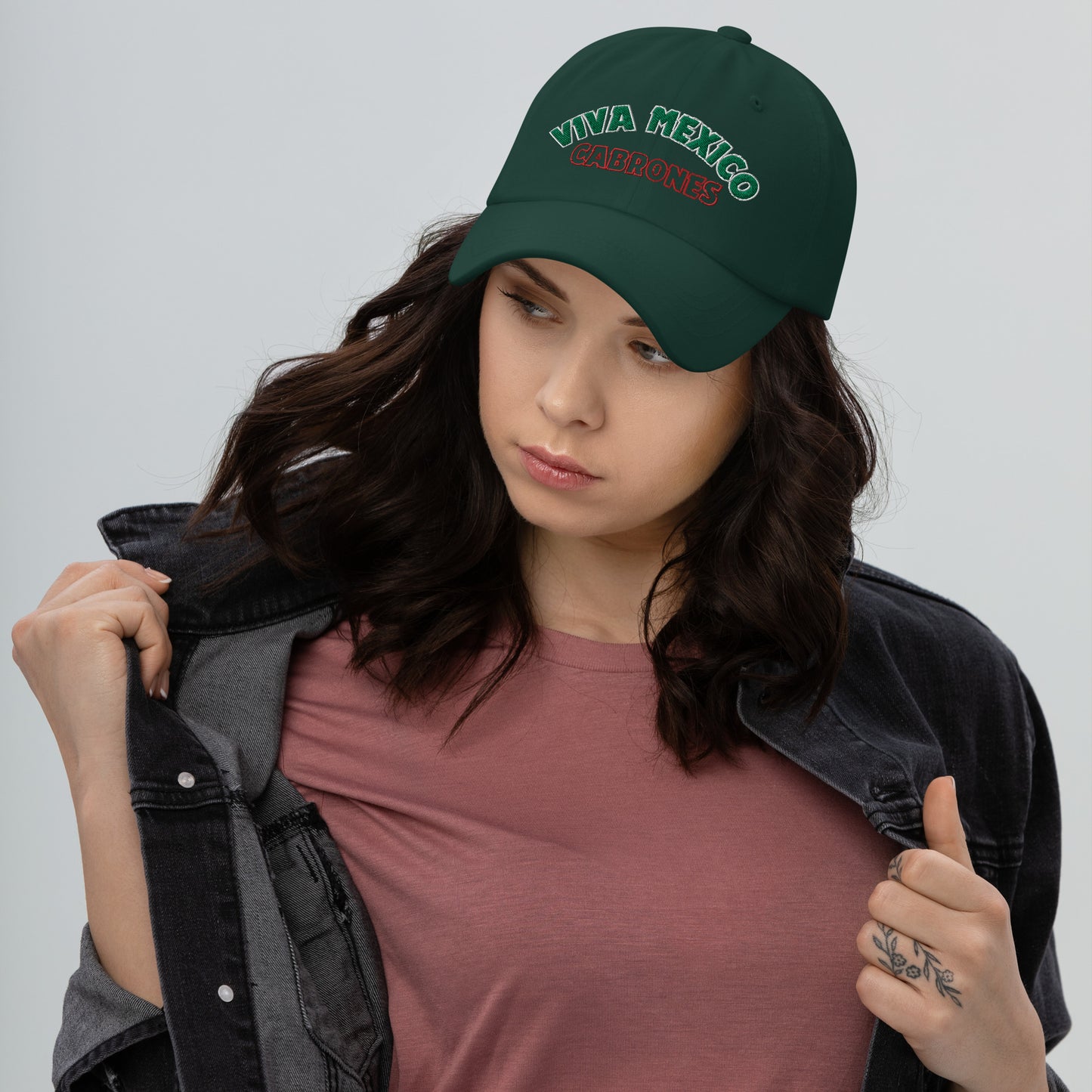 VIVA MEXICO CABRONES Dad hat