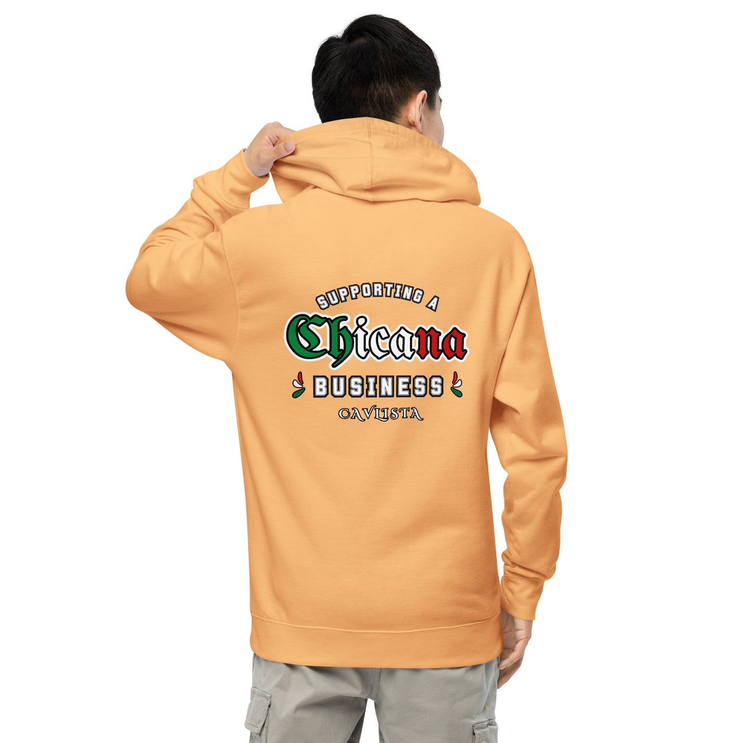 Supporting a Chicana Business 2.0 Unisex midweight hoodie