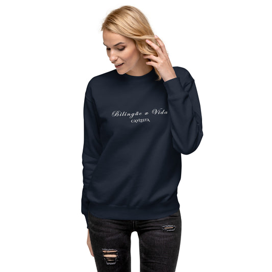 Bilingue x Vida Unisex Premium Sweatshirt | Embroidery